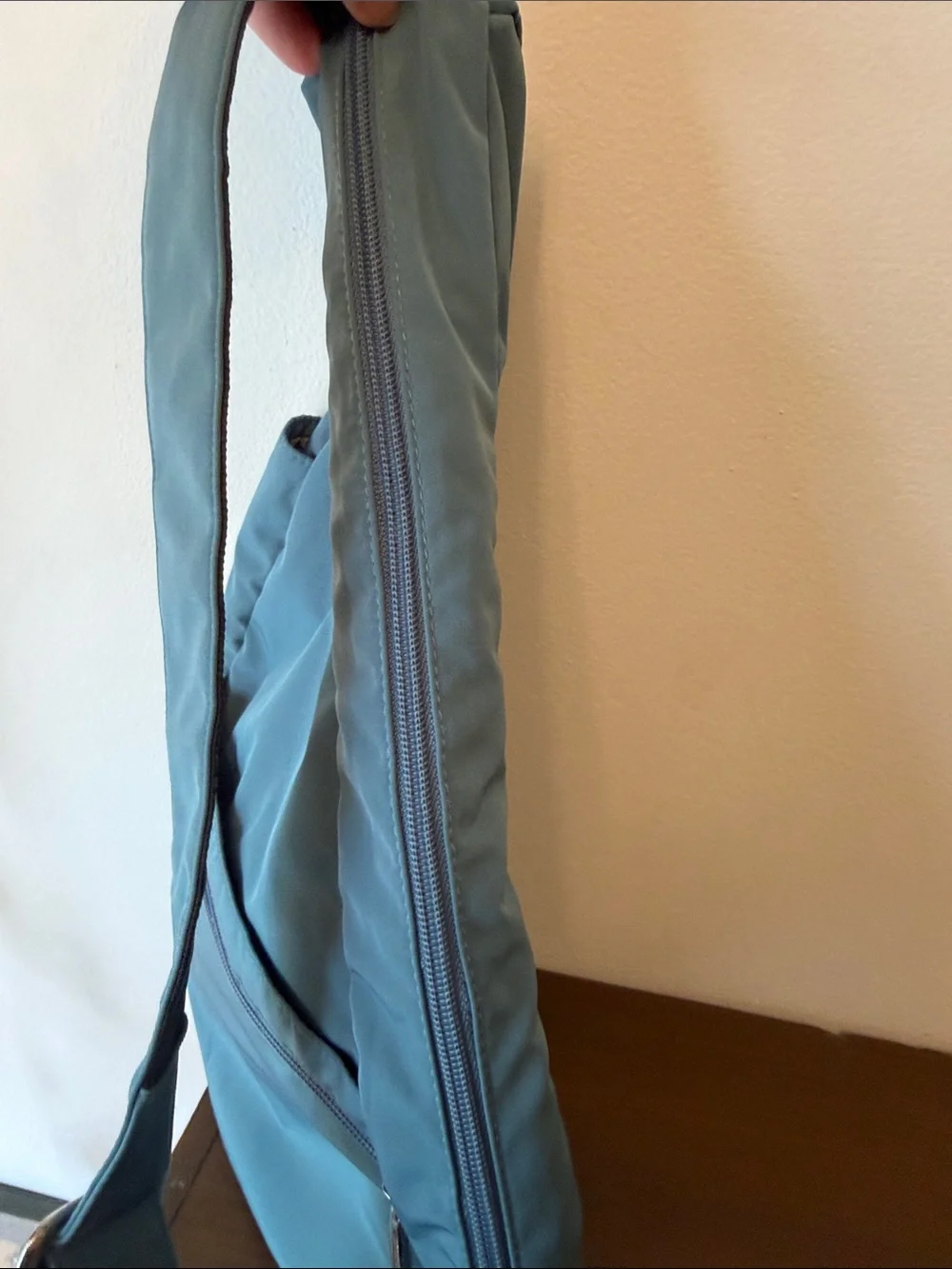 Ameribag Casual Sling Bag in Slate Blue